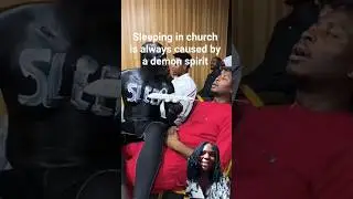 sleeping in church is always cause by a demon spirit #god #jesus #viralshorts