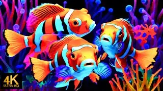 Relaxing 4K Aquarium: Ocean Beauty for Mindful Meditation