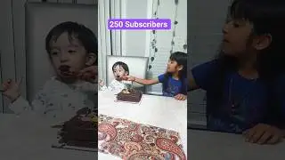 250 Subscribers Celebration...😀❤️#jtcasey #trending #shortvideos #cute  #cake #chocolate #mrbeast