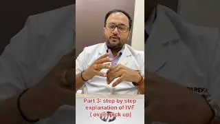 Part 3: step by step explanation of IVF. Explained about ovum pick up (egg pick up) in this video.