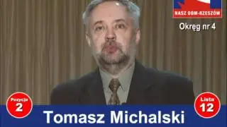 Tomasz Michalski kandydat do rady miasta Rzeszowa