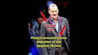 Picture presents a true depiction of the Spanish Throne #shorts #viralvideo #spain