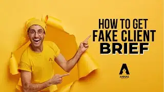 How to Get fake CLIENT BRIEF to Create Portfolio | Portfolio | Fake Brief | Annas Graphics