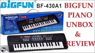 Bigfun piano Electronic Keyboard Piano Unboxing and Review | Bigfun BF-430A1 37 Key Piano with Mic