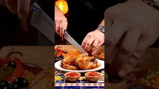 Жареный цыпленок по-испански 🌶️ | Копчёный чесночно-паприковый жареный цыплёнок с хрустящей короч...