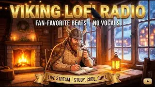 LIVE: Viking LoFi Radio ☕🔥 | Random Fan-Favorite Beats (No Vocals) | Study / Code / Chill | NordByte