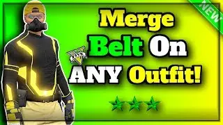GTA5 I *NEW* Merge Cop Belt On ANY Outfit! [TUTORIAL] Patch 1.46! [TRANSFER GLITCH]