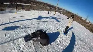2 Runs, 2 Jumps, 1 Ride Thru, Lift Rail Carnage, Sun Ridge Ski Hill, Edmonton, Alberta, 2024