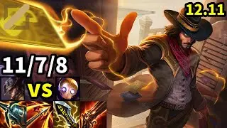 Twisted Fate Mid vs Blitzcrank - EUW Master | Patch 12.11
