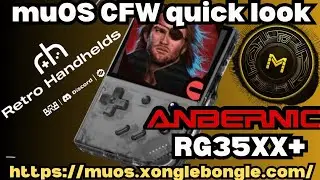 Anbernic RG35XX+ (Plus) muOS CFW quick look