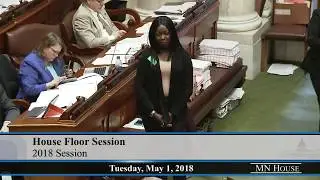 Rep. Rena Moran recognizes Inderia Falana