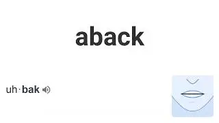 How To Pronounce Aback | English Pronunciation - Say it right