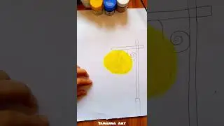 Lamppost Poster Colour Artworks #shorts #shortvideo  #short #shortsfeed