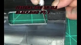 Testors 1/48 Scale Plastic Model SR-71 Blackbird Pt 1 Tutorial