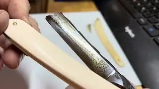 Straight Razor Restoration result. Broken Scales.
