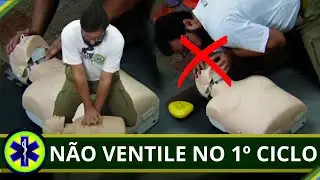 5 ciclos completos de RCP na prática + Dica de ouro para uso da máscara de bolso no 1º ciclo