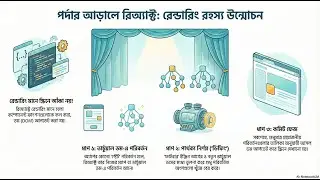 রিঅ্যাক্ট রেন্ডারিং ও ইন্টারনাল ওয়ার্কিং প্রসেস 🔥 | Virtual DOM Explained | Part-2 #ReactRendering