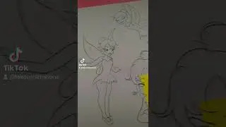 Tinker Bell Sketch page