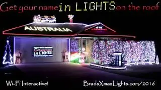 Wi-Fi Interactive Christmas Light Display, Brisbane, Australia