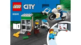 Lego City 60245 part 1 | Police Monster Truck Heist | Instructions