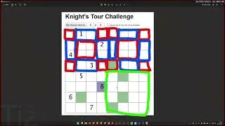 How to Solve 8x8 Knight's Tour | Roget's Method | Watched S2E5 of The Devil's Plan XD
