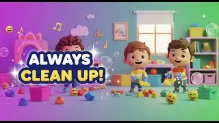 Always Clean Up 🧹✨ | Clean Up Song for Kids