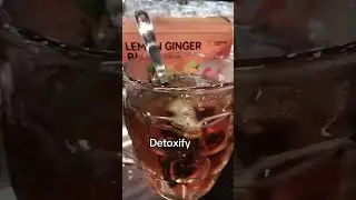 Lemon Ginger Black Tea #drink #tea #fypyoutube #fyp # 