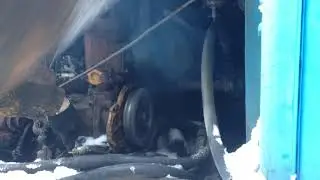 Запуск трактора ДТ-74 после годовалого простоя