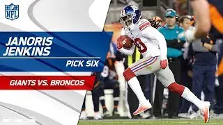 Janoris Jenkins' Huge Pick 6 Before the Half! | Giants vs. Broncos | NFL Wk 6 Highlights