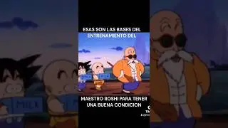 bases del entrenamiento del maestro roshi #edit #dragonball #maestroroshi