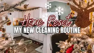 HOME RESET // NEW CLEANING ROUTINE TO KEEP MY HOUSE CLEAN IN 2024