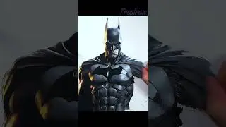 BATMAN colored pencil drawing #shorts