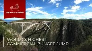 World's HIGHEST commercial BUNGEE JUMP - Best of Africa | Rhino Africa