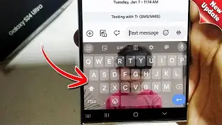 How to set Custom Photo in Keyboard in Samsung galaxy S24/S24+/S24 ultra