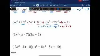 A2 Lesson 7.1 Intro and Operations with Polynomials