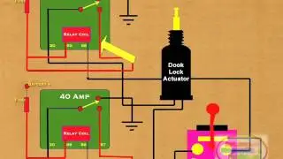 How to Wire Relay Power Door Lock