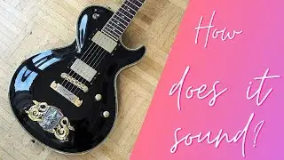 DBZ Bolero Banneret LP-style guitar Demo - rare!