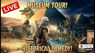 🔴 LIVE! 🏛️ The Egyptian MUSEUM TOUR! (Roasting Crocodile Gods & Exploring Real History!)