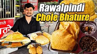 Pakistan से India Tak का Swad Bhara इतिहास | Rawalpindi Chole Bhature King of New Delhi |Street Food
