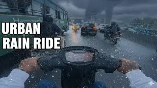 BANGALORE RAINS ♥️! BENGALURU OUTER RING ROAD TRAVEL LIFE !