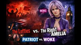 The Lefties vs The Right Amelia | Gothic Pop Protest Song | Britain 2026 We Stand with Crowborough