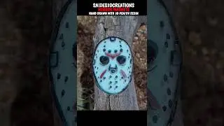 Which Horror Character Should I Do Next? 3D Pen/UV Resin Hand Drawn Halloween Horror Magnets