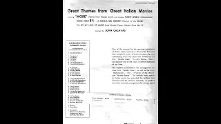 Great Themes From Great  Italian Movies - Grandes Temas de Grandes Películas Italianas. John Cacavas