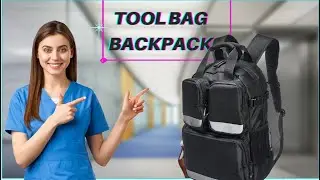 Pahal Tool Bag Backpack Tools Bag for Electrician Technician Mechanic Carpenter Plumber Mechanic