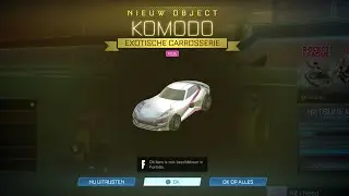 Rocket League gameplay van de Komodo (Fortnite)