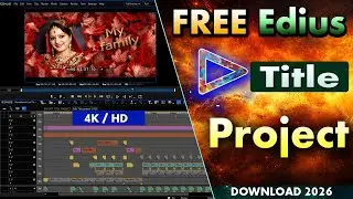 ✍ FREE Edius Title Project Download Now [ For Edius User 7/8/9/10/11 ]  HD/4K ! ✨