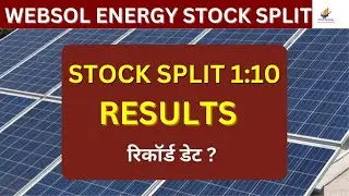 Websol Energy System Stock Split | Websol Energy Share Latest News | Websol Energy @stocksynergy