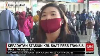 Kepadatan Stasiun KRL Saat PSBB Transisi | COVID-19 UPDATE (8/6/20)
