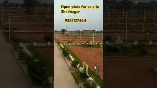 Open plots for sale near Shadnagar town, ready to construction Villa #property #investment #shorts