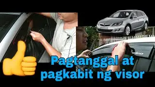 PAANO MAGTANGGAL AT MAGKABIT NG VISOR?